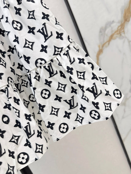Louis 25ss monogram skirt