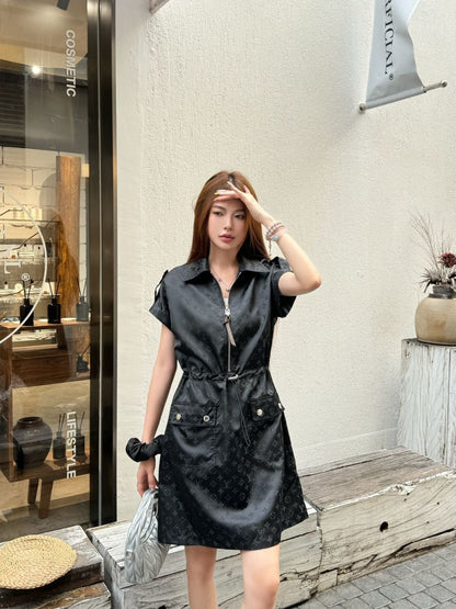 Louis 25ss monogram dress
