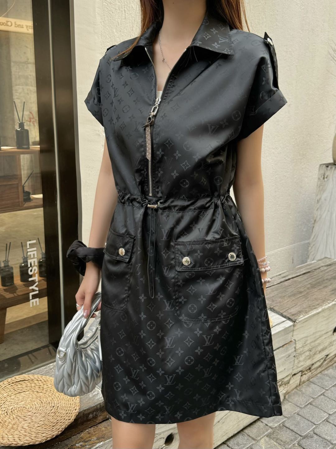 Louis 25ss monogram dress