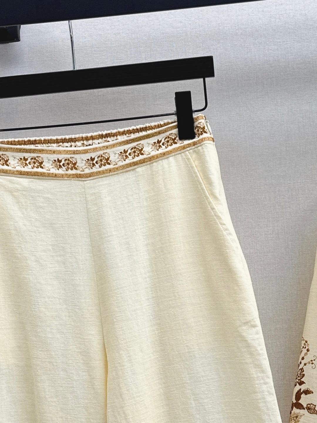 Zimm 25ss print linen pants