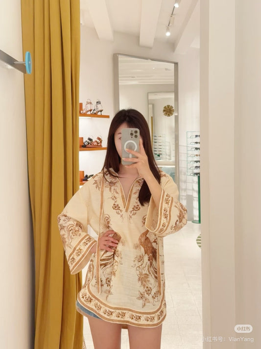 Zim 25ss print shirt