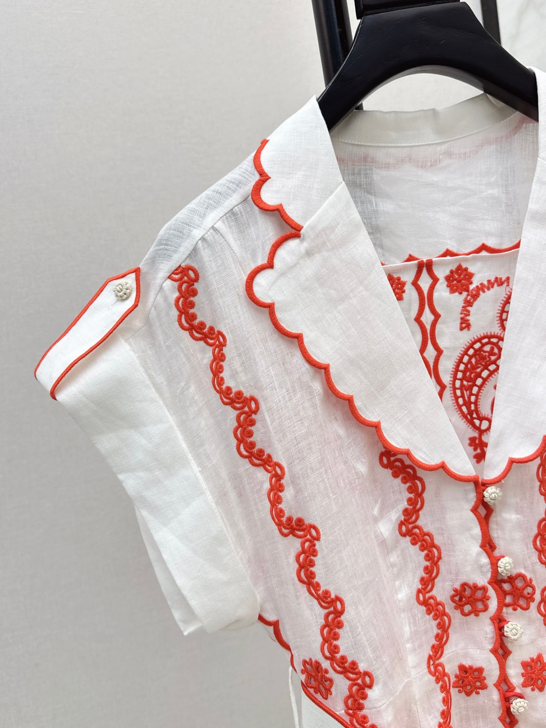 Zimm 25ss embroidered dress