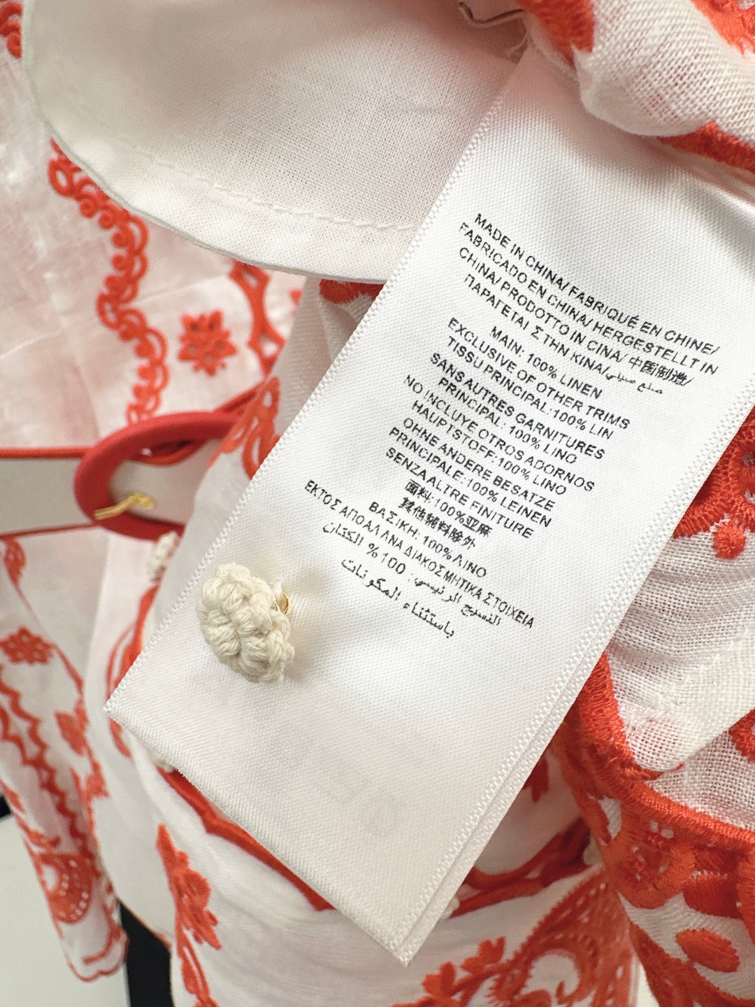 Zimm 25ss embroidered dress