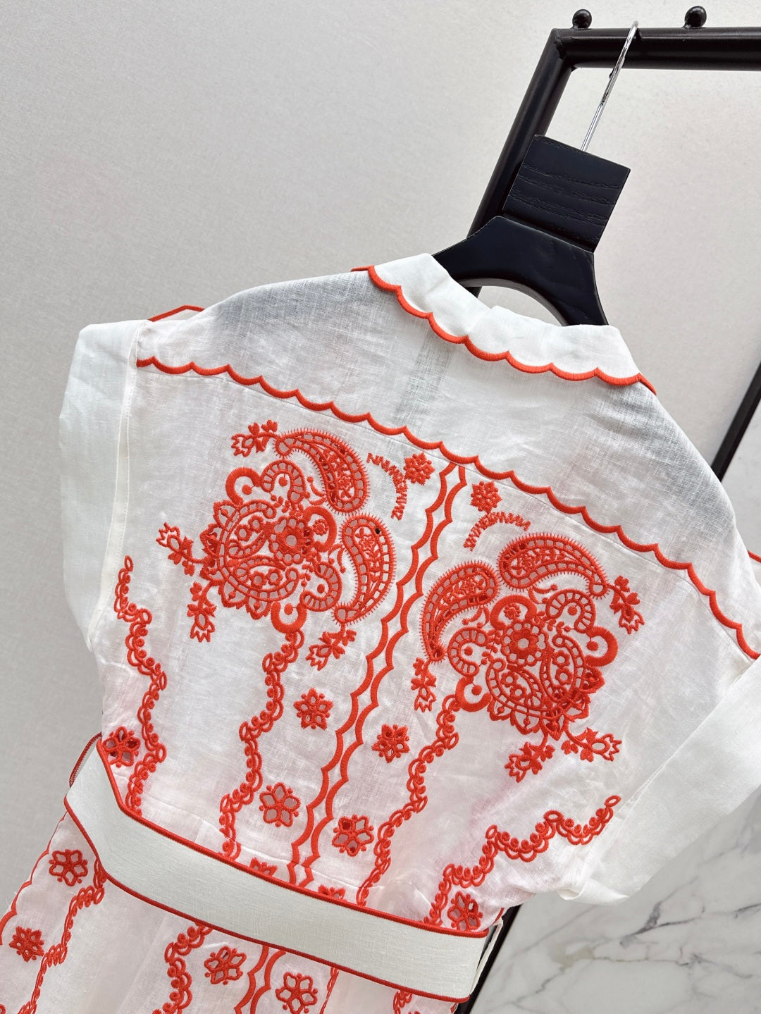 Zimm 25ss embroidered dress