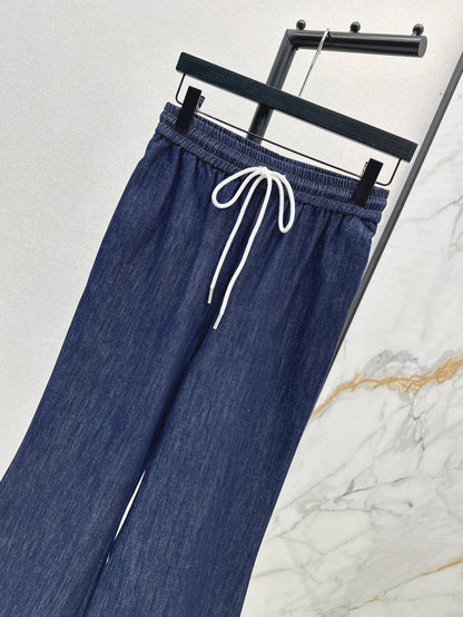 Zimm 25ss drawstring jeans