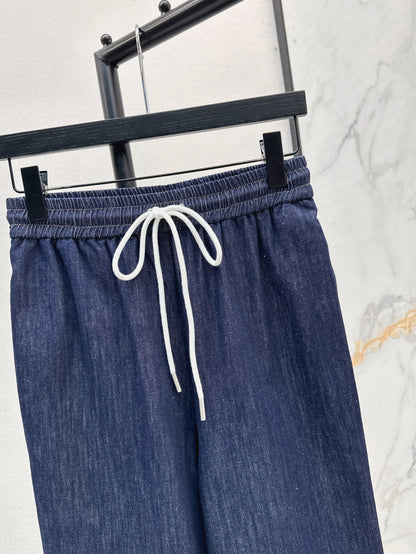 Zimm 25ss drawstring jeans