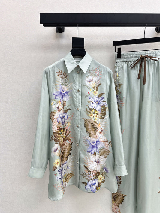 Zimm 25ss silk shirt