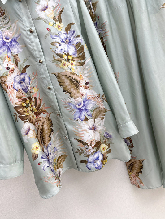 Zimm 25ss silk shirt