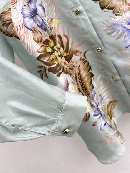 Zimm 25ss silk shirt
