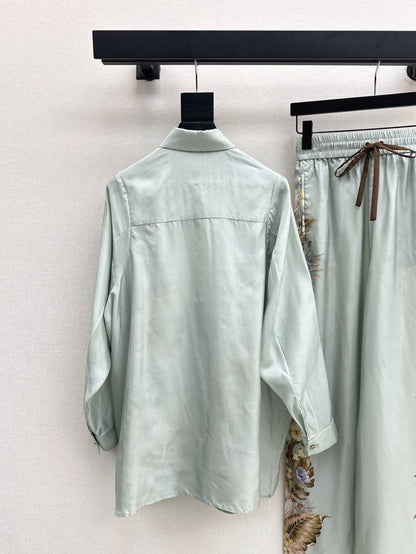Zimm 25ss silk shirt