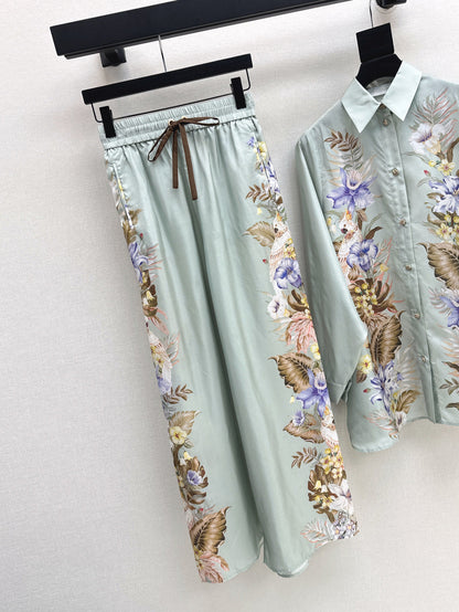 Zimm 25ss silk pants
