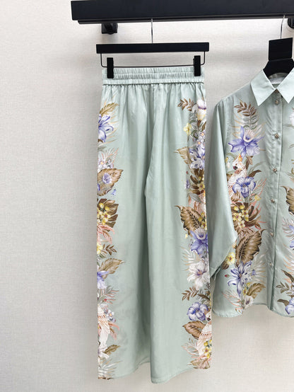 Zimm 25ss silk pants
