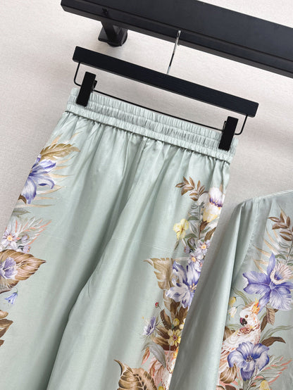 Zimm 25ss silk pants