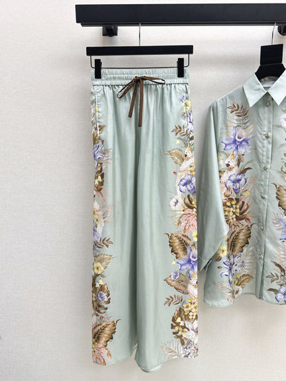 Zimm 25ss silk pants