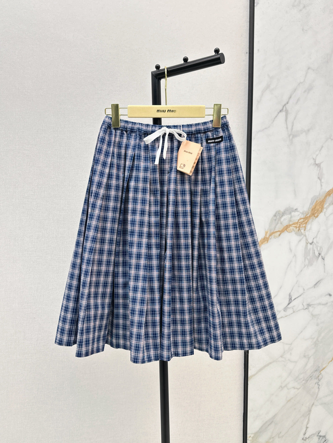 Miu 25ss plaid skirt
