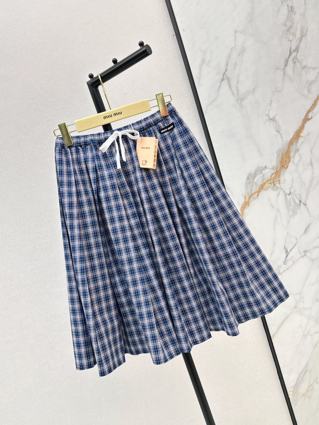 Miu 25ss plaid skirt