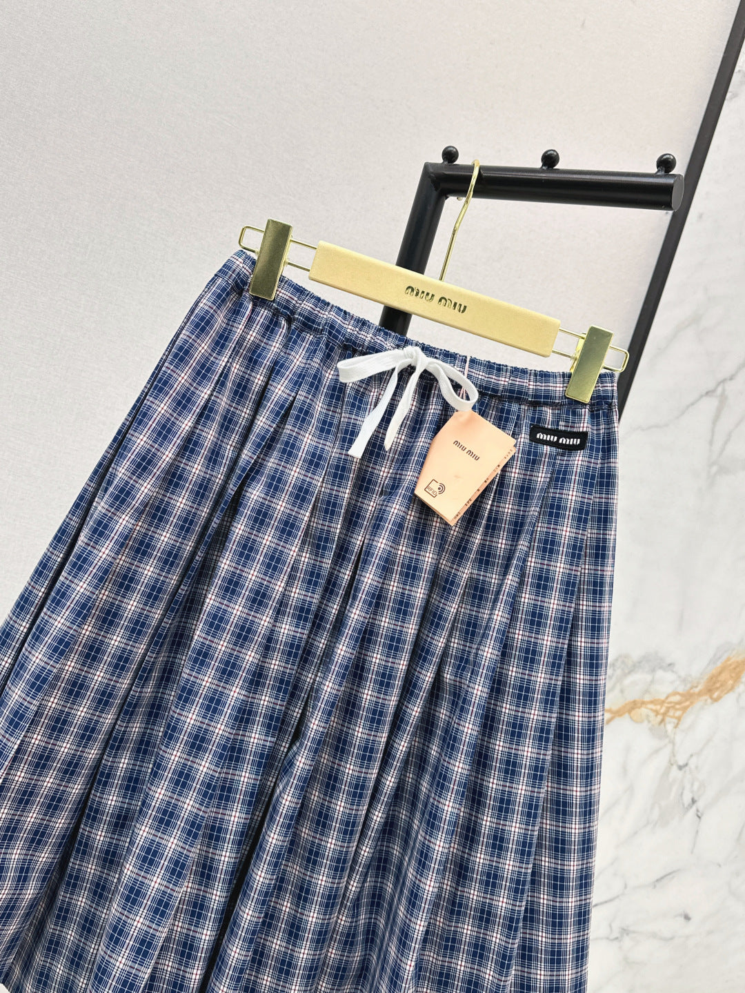 Miu 25ss plaid skirt