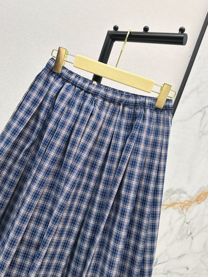Miu 25ss plaid skirt
