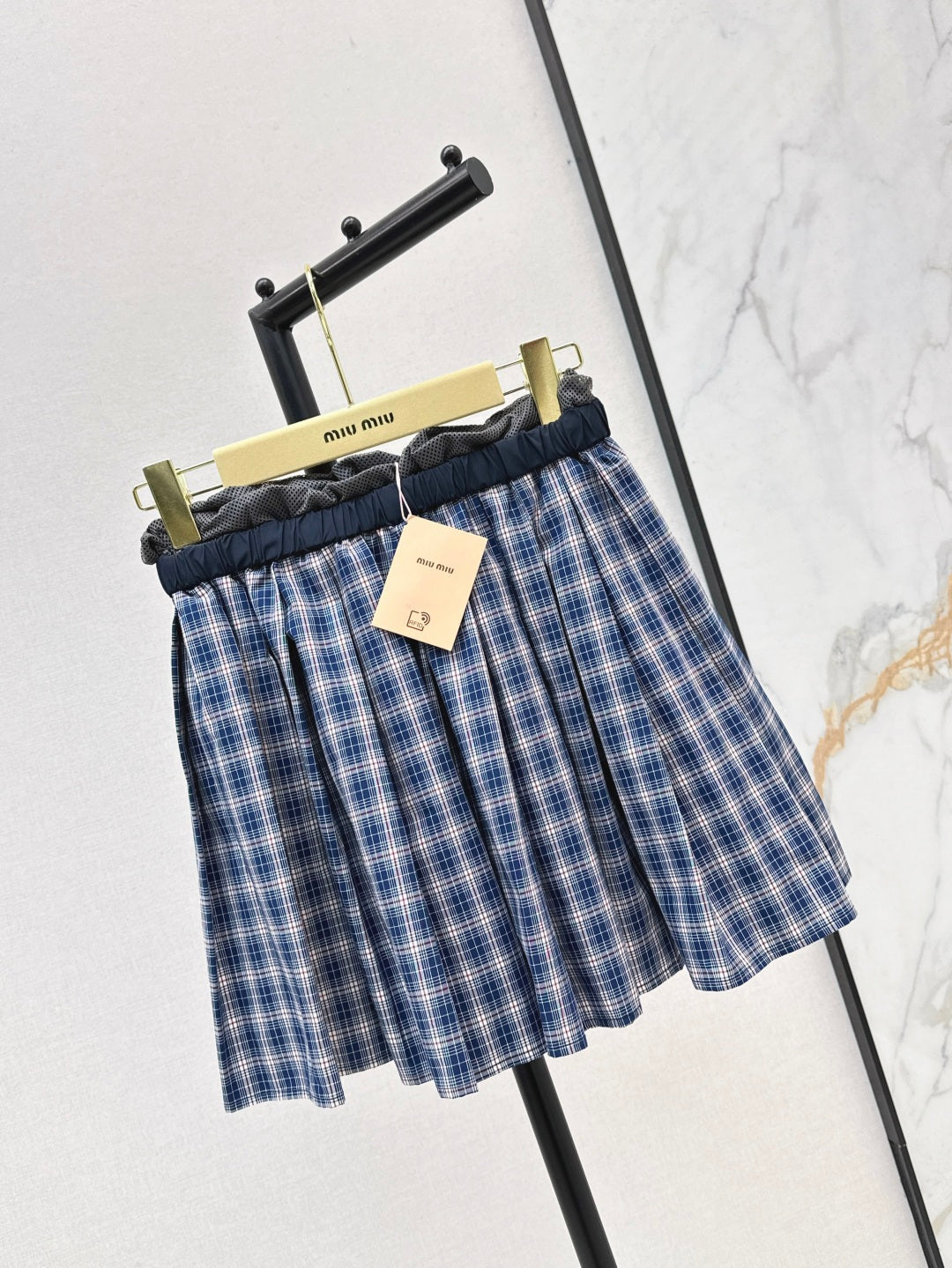 Miu 25ss plaid skirt