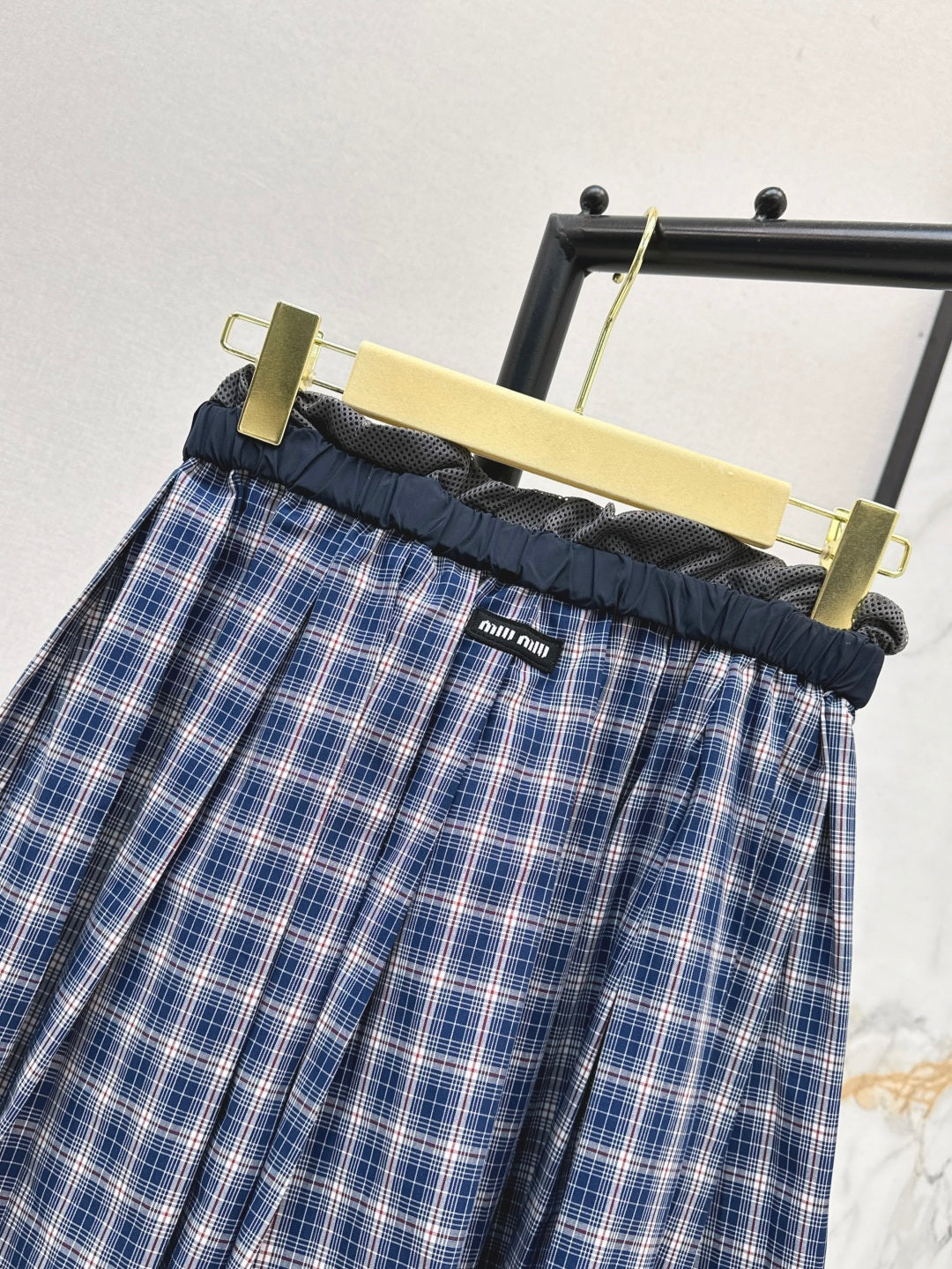 Miu 25ss plaid skirt