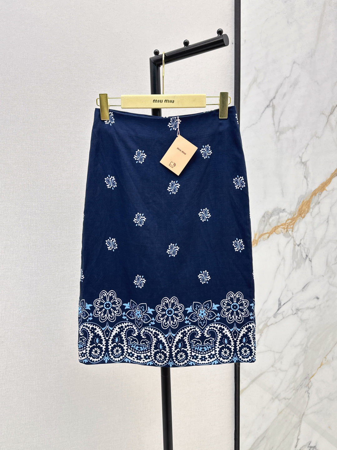 Miu 25ss linen skirt