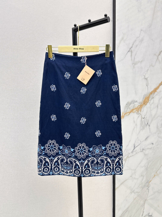 Miu 25ss linen skirt