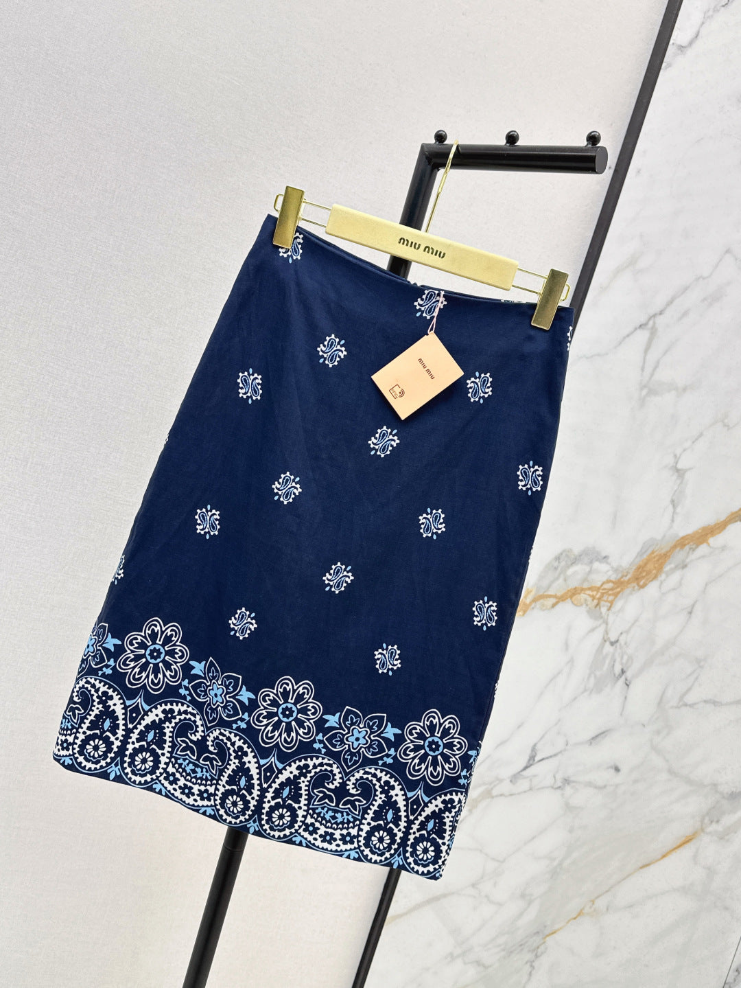 Miu 25ss linen skirt