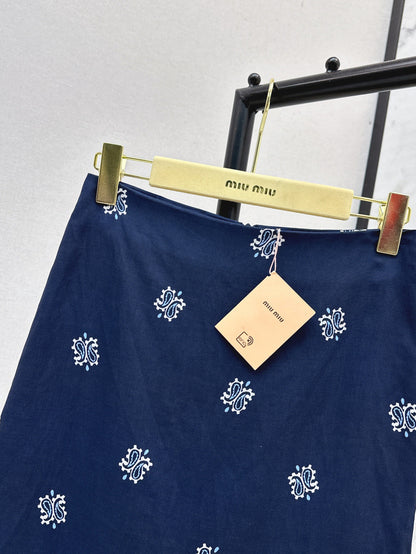 Miu 25ss linen skirt
