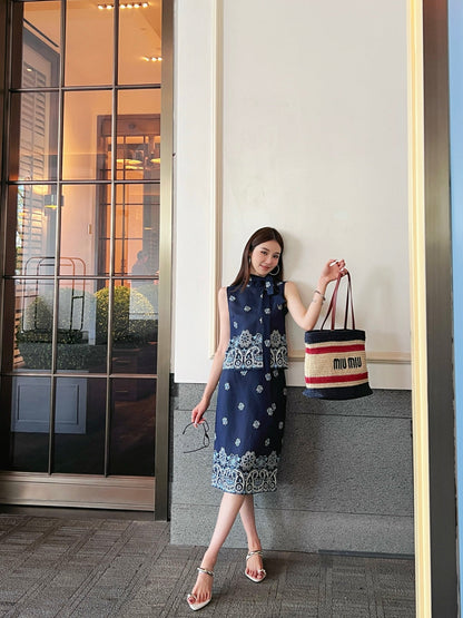Miu 25ss linen skirt