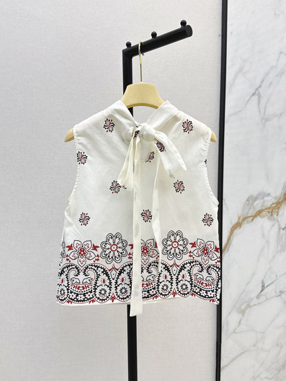 Miu 25ss linen vest