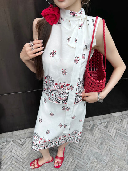 Miu 25ss linen vest