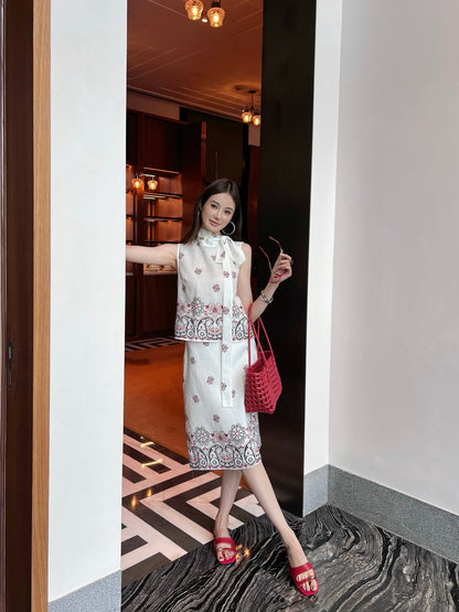 Miu 25ss linen vest