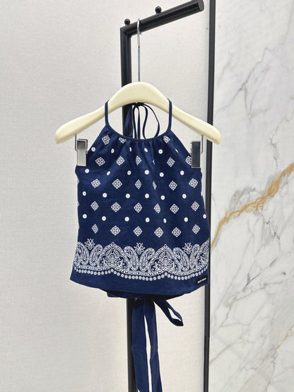 miu 25ss linen camisole
