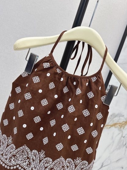 miu 25ss linen camisole