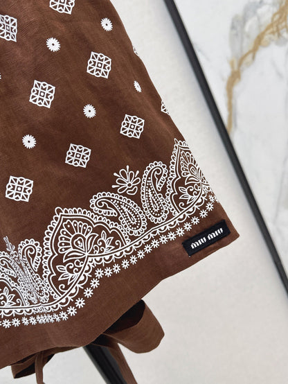 miu 25ss linen camisole
