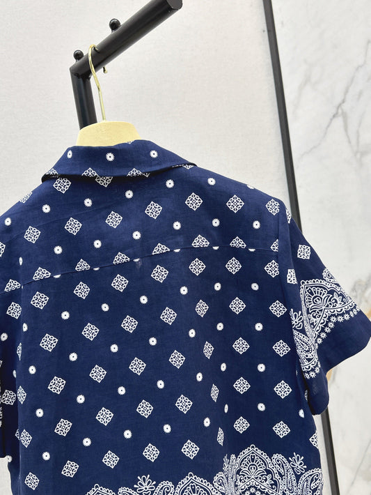Miu 25ss linen shirt