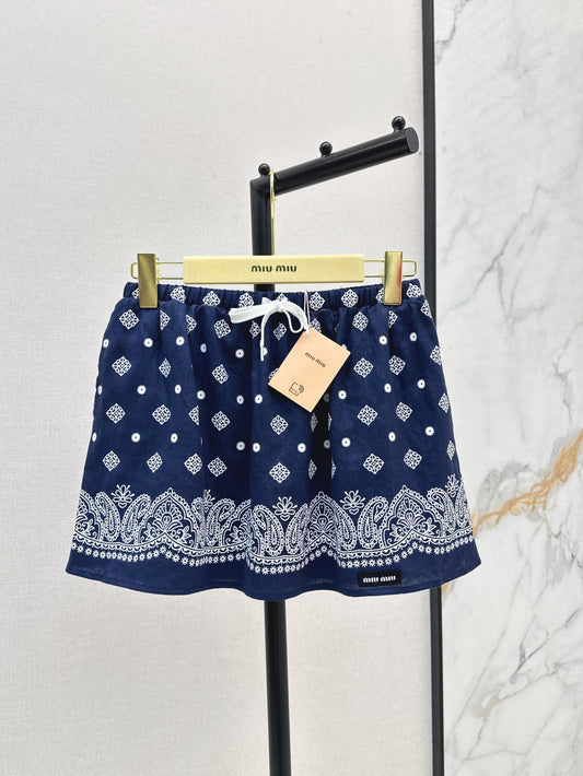 Miu 25ss linen skirt