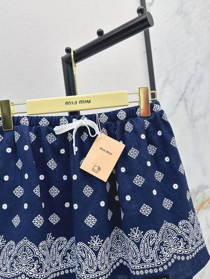 Miu 25ss linen skirt