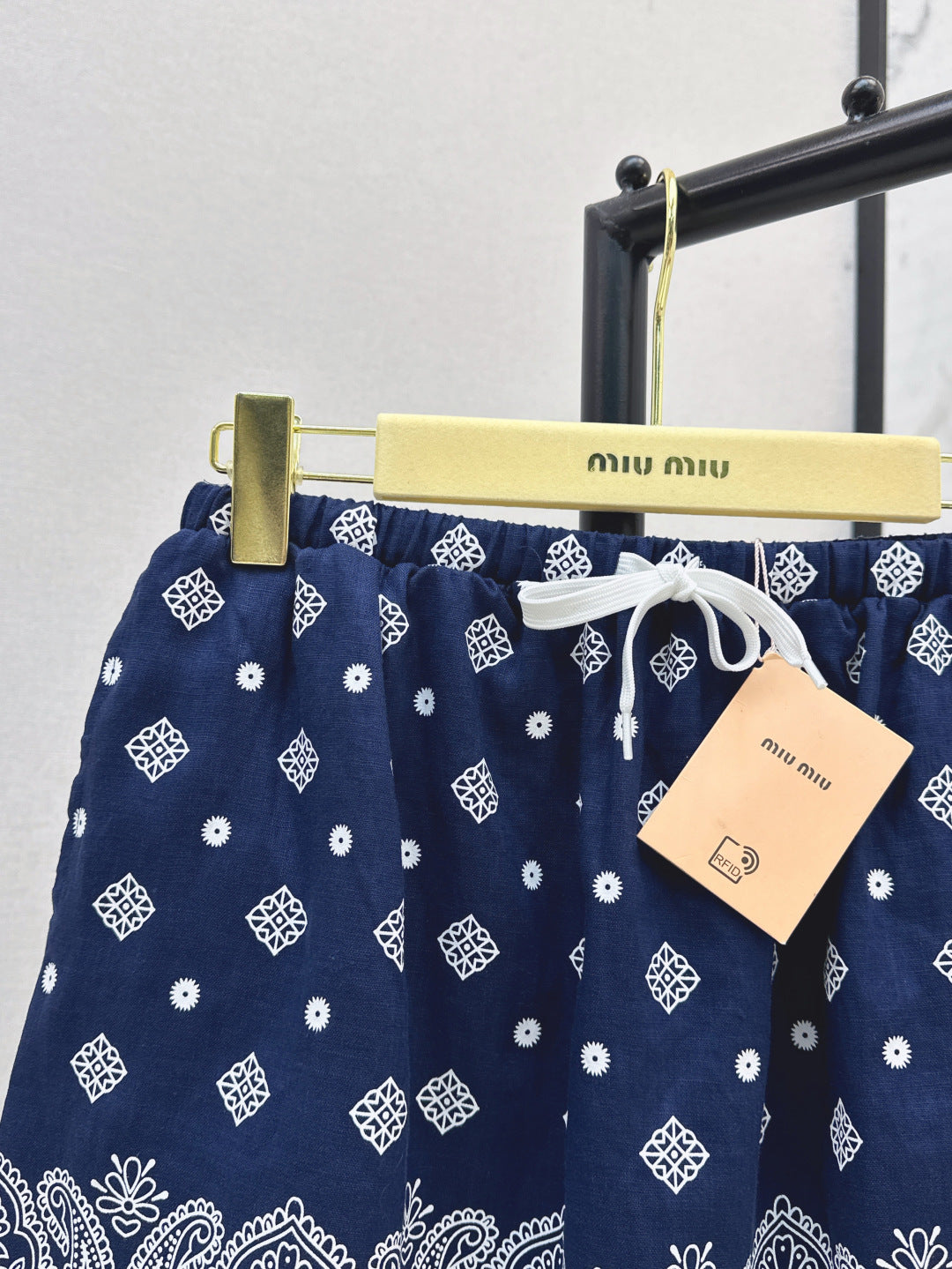 Miu 25ss linen skirt