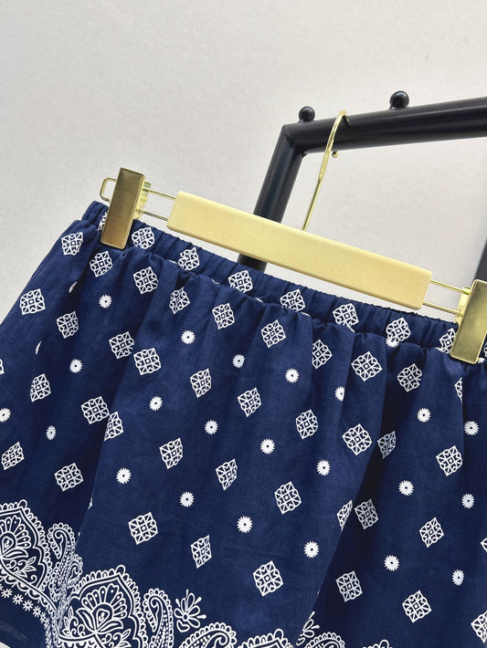 Miu 25ss linen skirt