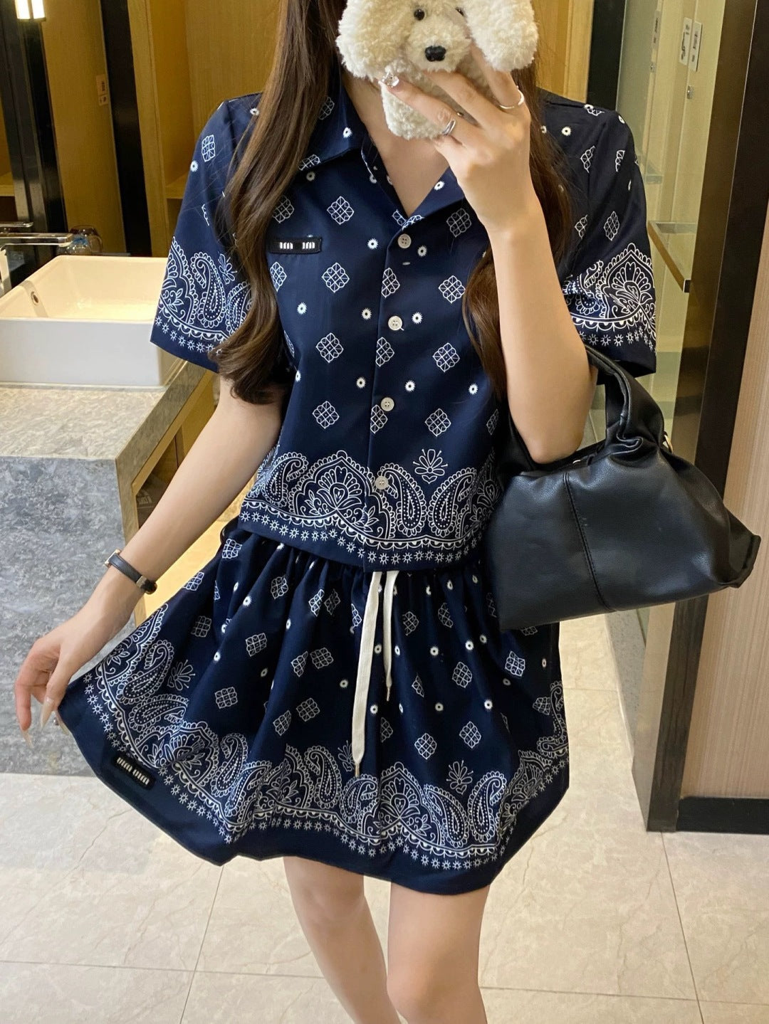 Miu 25ss linen shirt