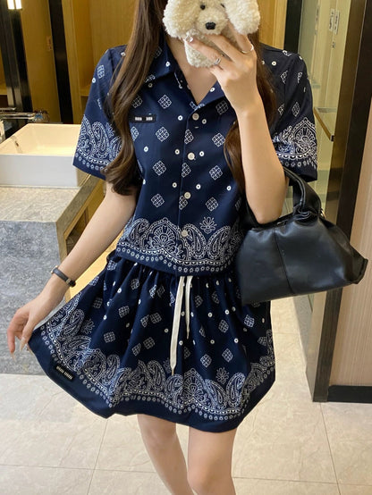 Miu 25ss linen shirt