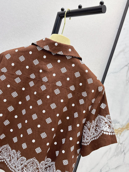 Miu 25ss linen shirt