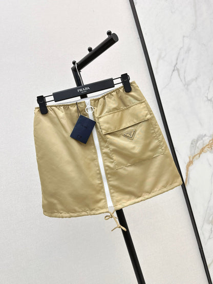Pra 25ss zipper skirt