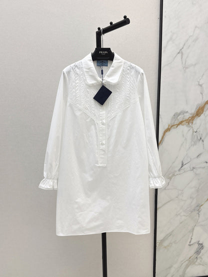 Pra 25ss lace shirt dress