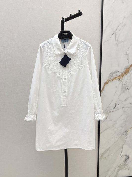 Pra 25ss lace shirt dress