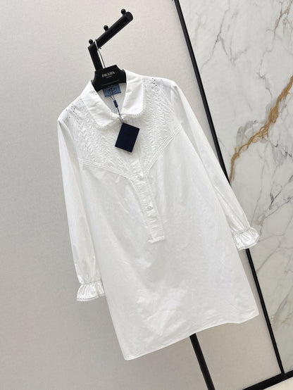 Pra 25ss lace shirt dress