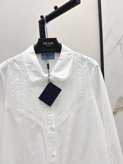 Pra 25ss lace shirt dress