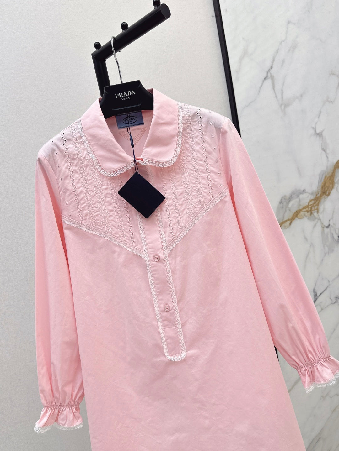 Pra 25ss lace shirt dress