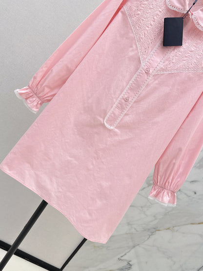 Pra 25ss lace shirt dress